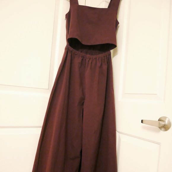 COS WIDE-LEG COTTON JUMPSUIT - Picture 7 of 10